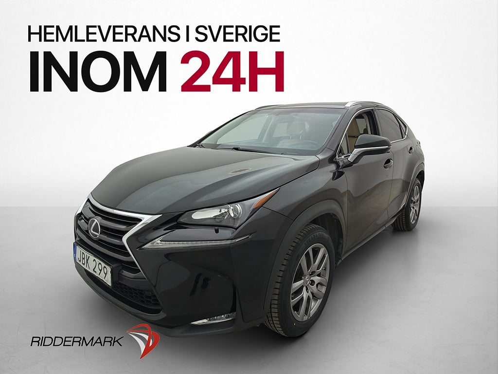 Lexus NX 300h AWD 197hk Kamera Skinn Navi P-Sensorer