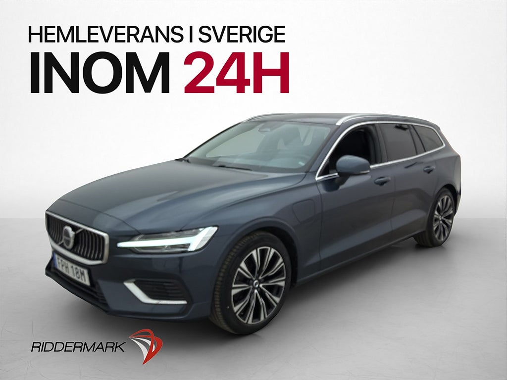 Volvo V60 Recharge T6 AWD 350hk Core Bright Skinn Värm Drag