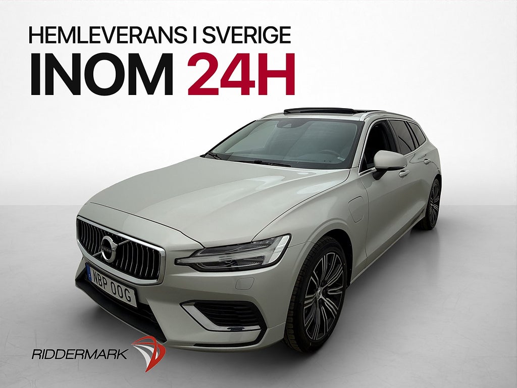 Volvo V60 Recharge T6 AWD Inscription Pano H/K Värm HUD Drag