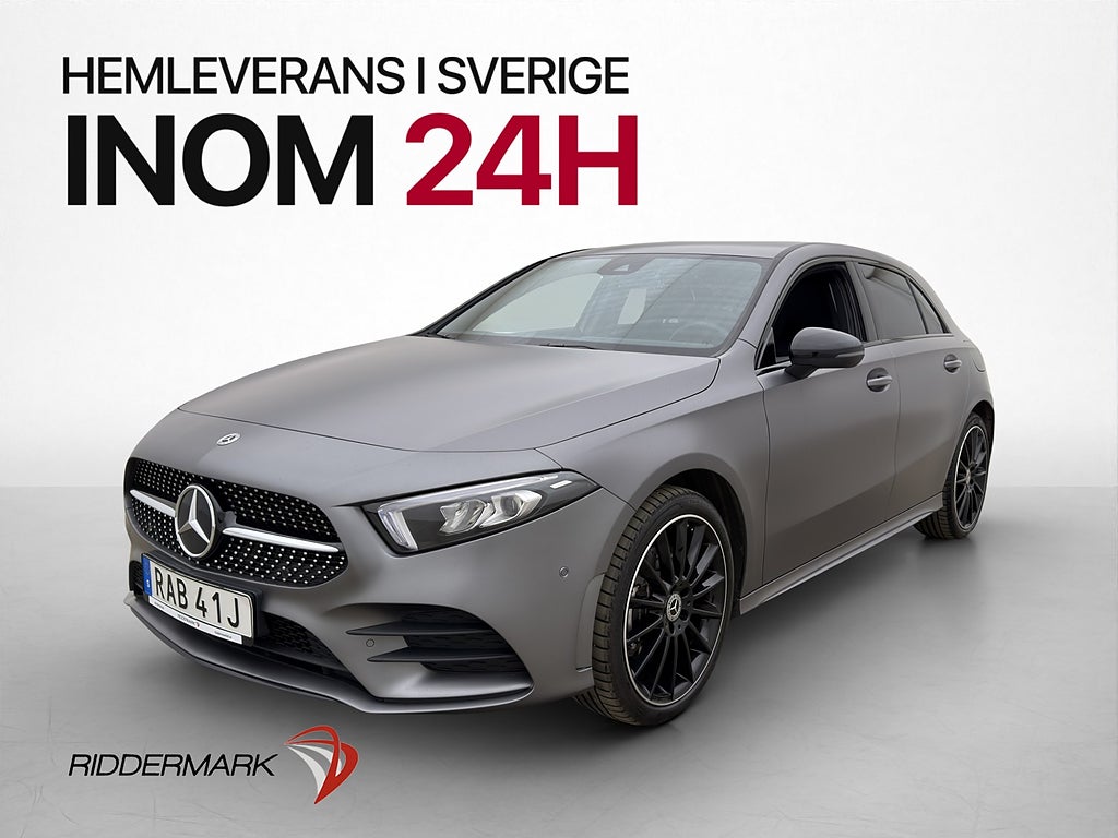 Mercedes-Benz A 250 e 218hk AMG Night Skinn Värmare Kamera