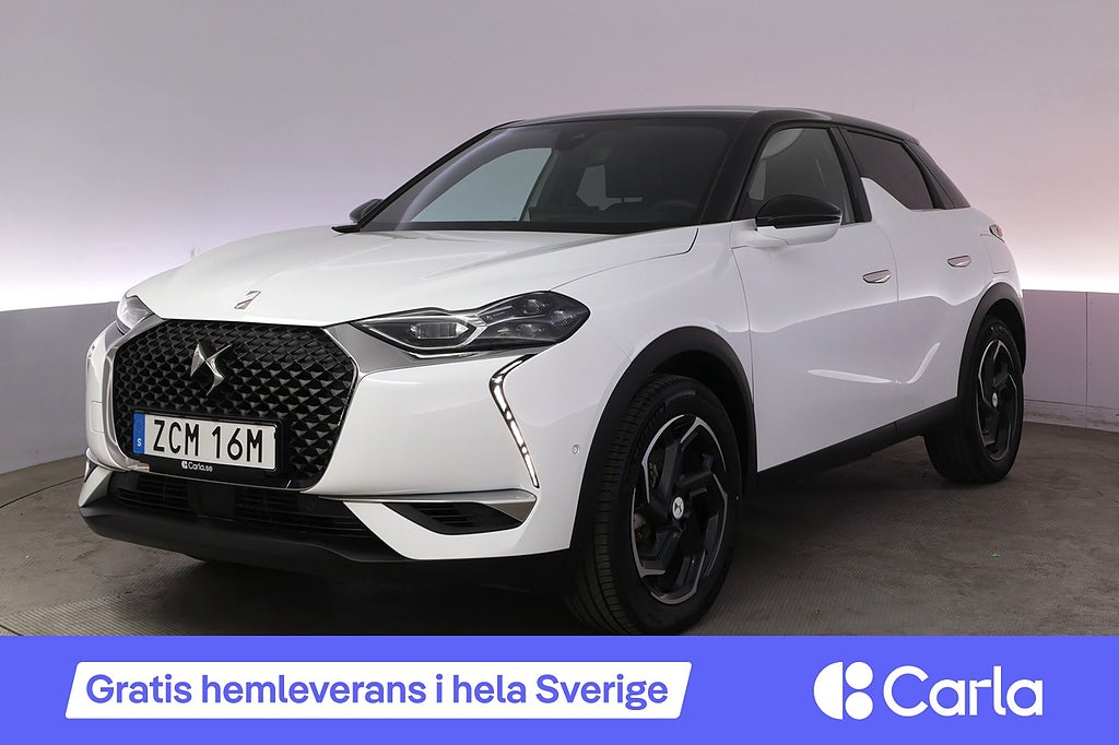 DS 3 Crossback E-Tense Exclusive Läder Matrix Kamera Navi
