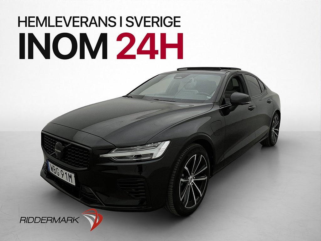 Volvo S60 Recharge T6 AWD 398hk Plus Dark Pano H/K 360° Drag