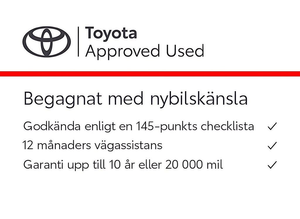 Toyota Yaris Cross 1,5 115 ACTIVE AWD-I SÄKERHETSPAKET