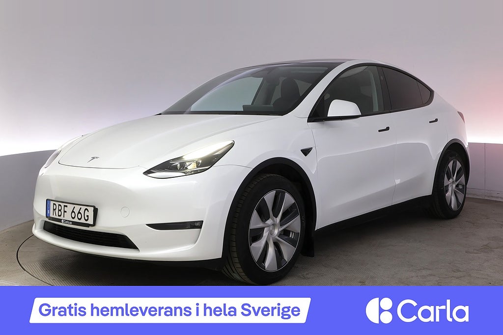 Tesla Model Y Long Range AWD Autopilot Pano Drag V-hjul
