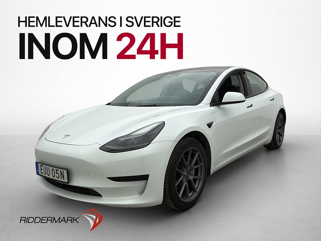 Tesla Model 3 Standard Range Autopilot Svensksåld MOMS