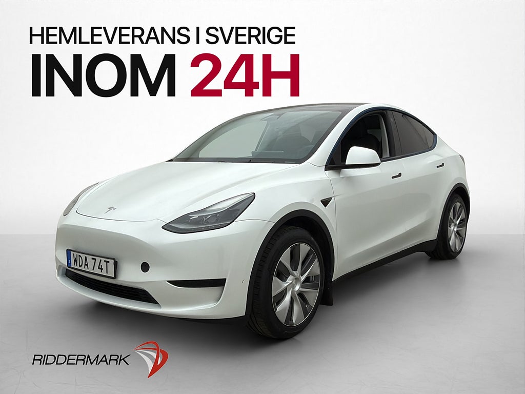Tesla Model Y Standard Range 299hk AP Dragkrok Pano 1-Ägare