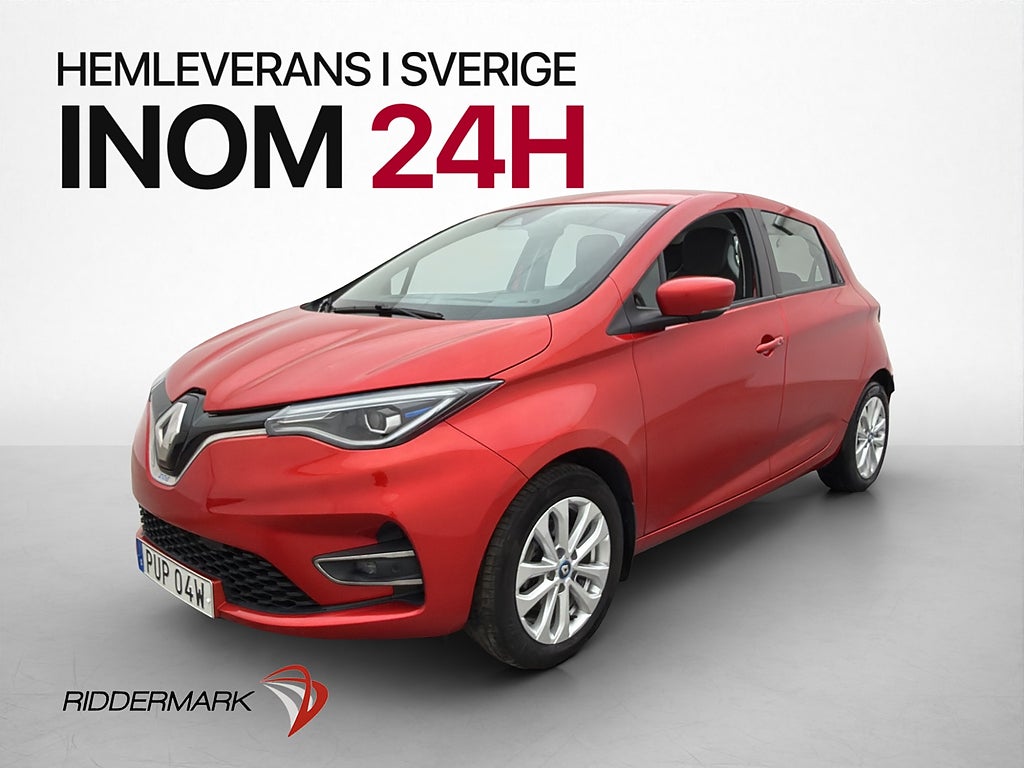 Renault Zoe R110 52 kWh 109hk FRIKÖPT BATTERI Kamera CarPlay