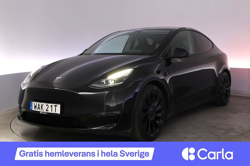 Tesla Model Y Performance Autopilot Panorama Drag