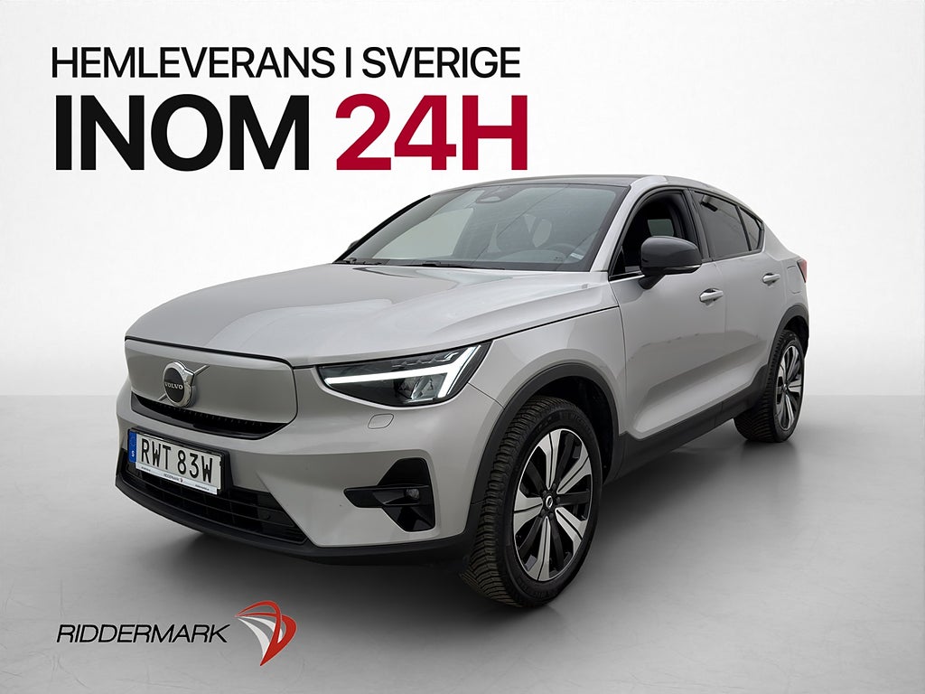 Volvo C40 Recharge Twin 408hk Plus Värmare Pano Drag Kamera