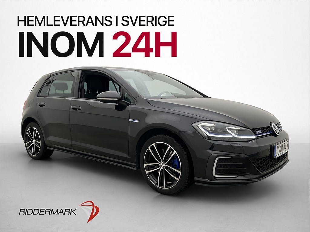 Volkswagen Golf GTE 204hk Värmare Dragkrok Kamera CarPlay