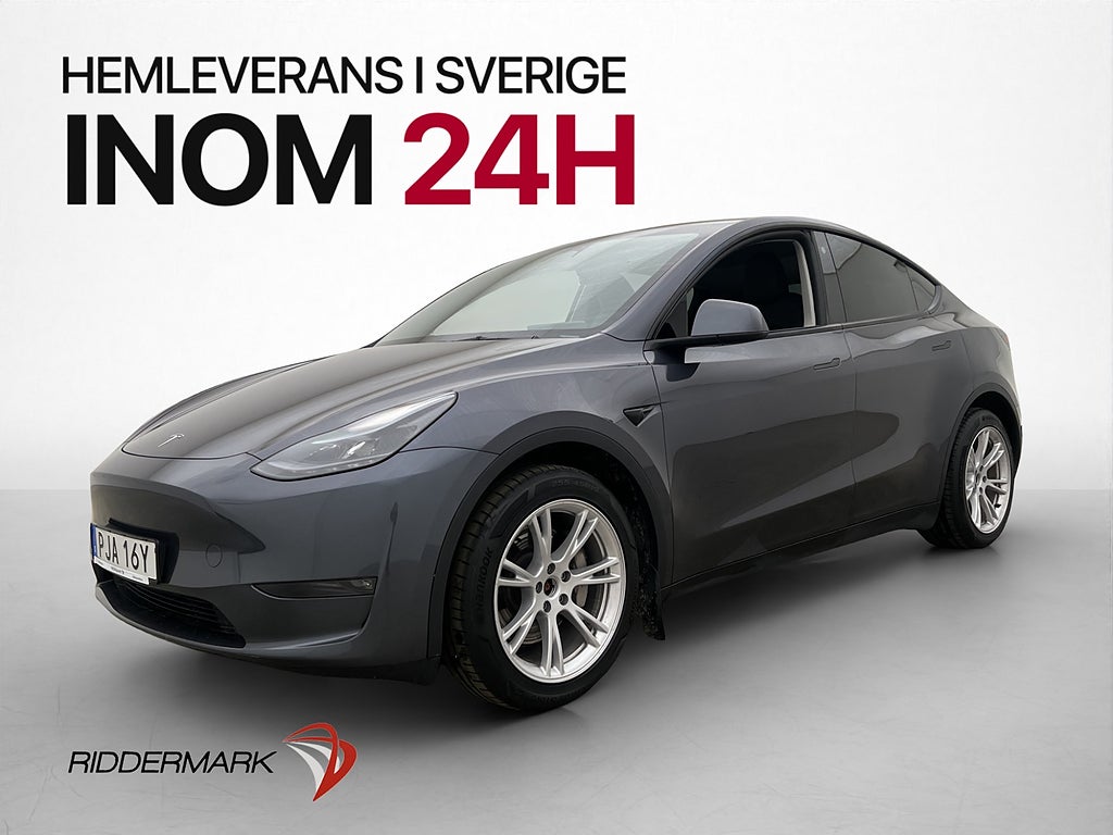 Tesla Model Y Long Range AWD Dragkrok Svensksåld
