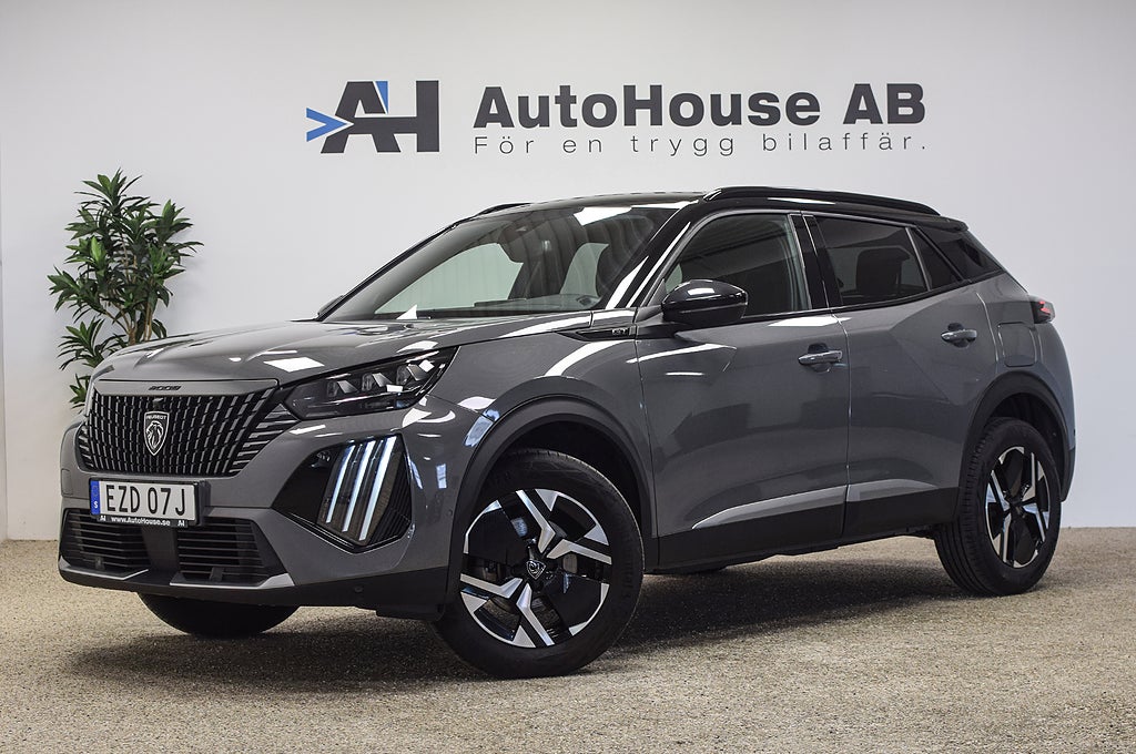 Peugeot 2008 Hybrid 145HK GT Massage Kameror Radarfart Garanti