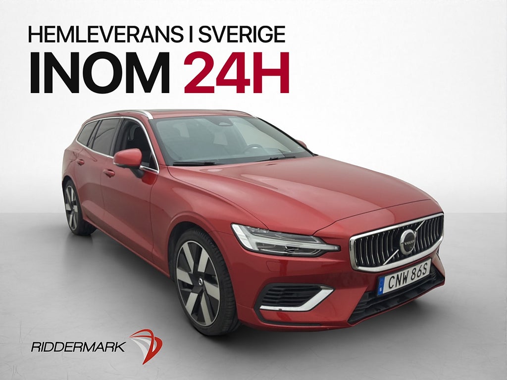 Volvo V60 Recharge T6 AWD Ultimate B&W Pano 360 HUD Elstolar