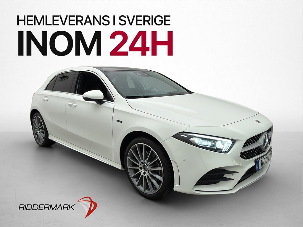 Mercedes-Benz A 250 e AMG Panorama Wide Värmare Kamera