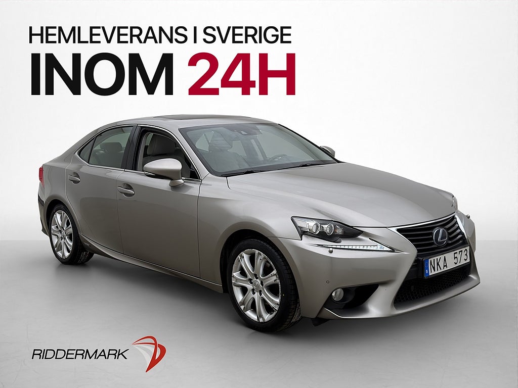 Lexus IS 300h 223hk Executive Värm T-Lucka Kamera Läder Drag