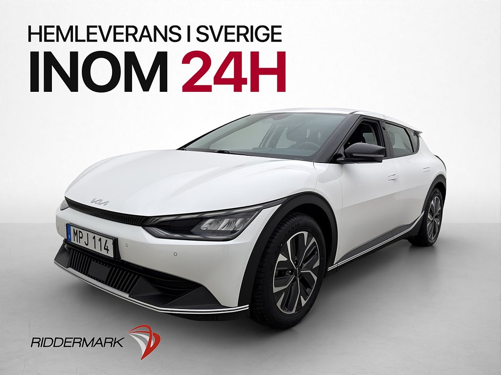 Kia EV6 77.4 kWh 228hk Dragkrok Kamera CarPlay Skinn MOMS