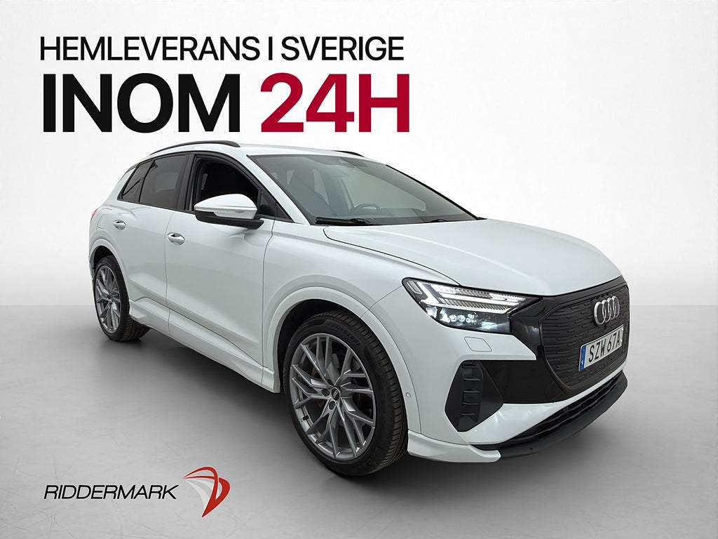 Audi Q4 50 e-tron quattro 299hk Dragkrok Kamera CarPlay