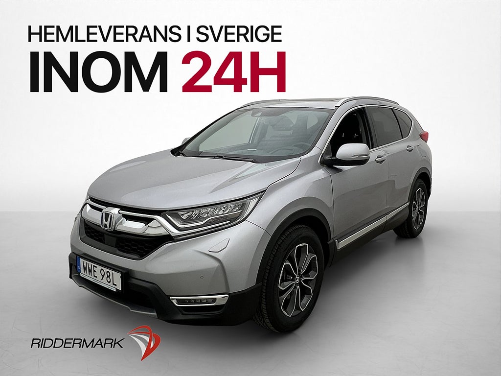 Honda CR-V Hybrid AWD Executive Pano HUD Skinn Kamera Drag