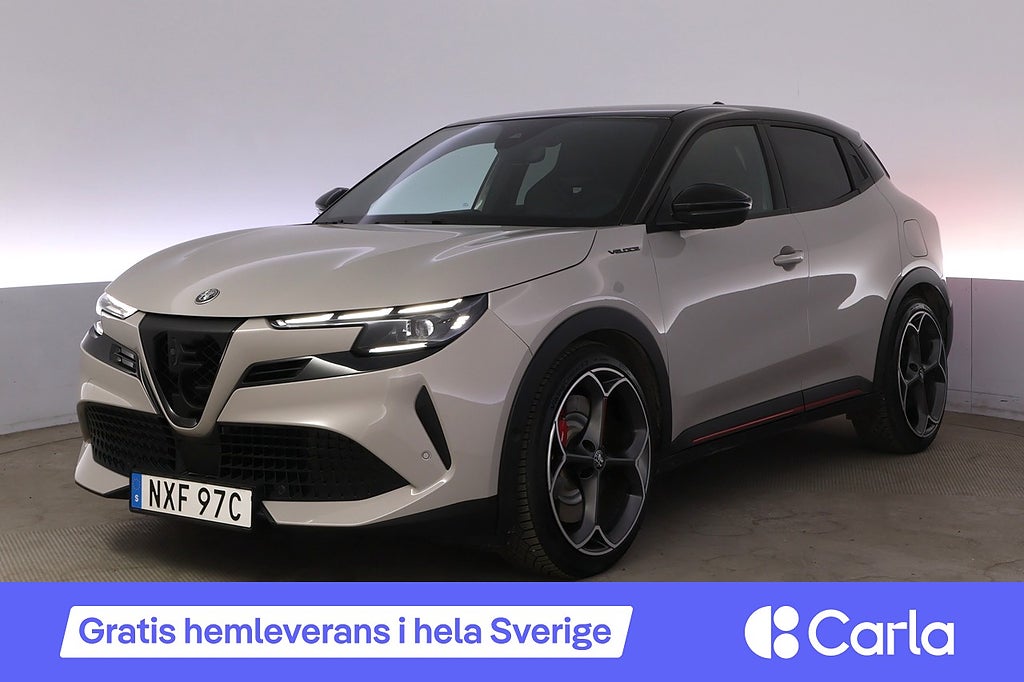 Alfa Romeo Junior Elettrica Veloce Pano Kamera BSM Elstol