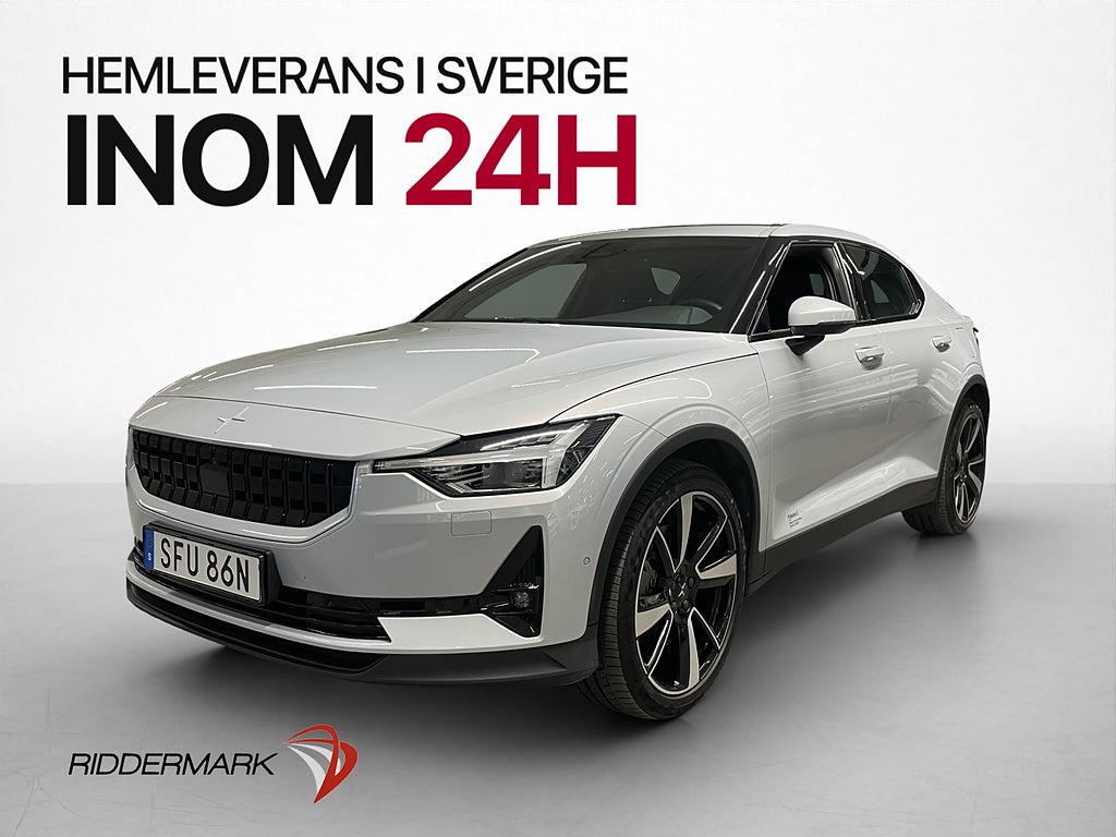 Polestar 2 Long range Dual motor 408hk Pano H/K Drag 360°