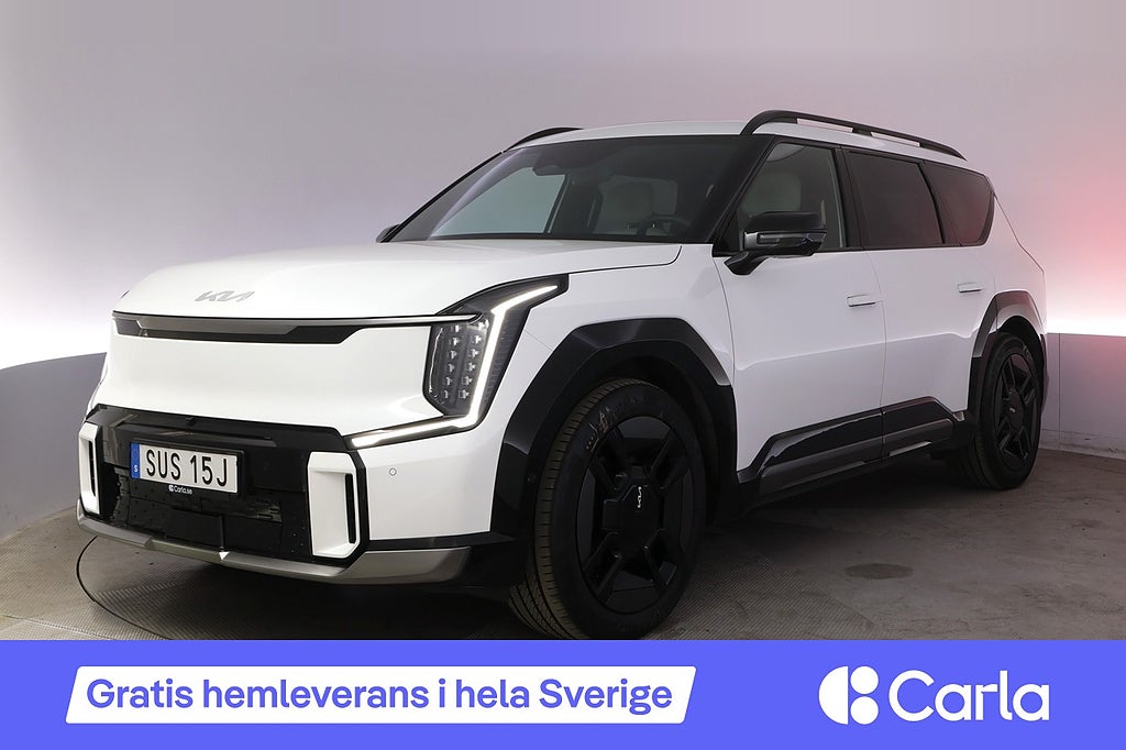 Kia EV9 AWD GT Line Pano Elstol 7-sits Meridian HUD V-hjul
