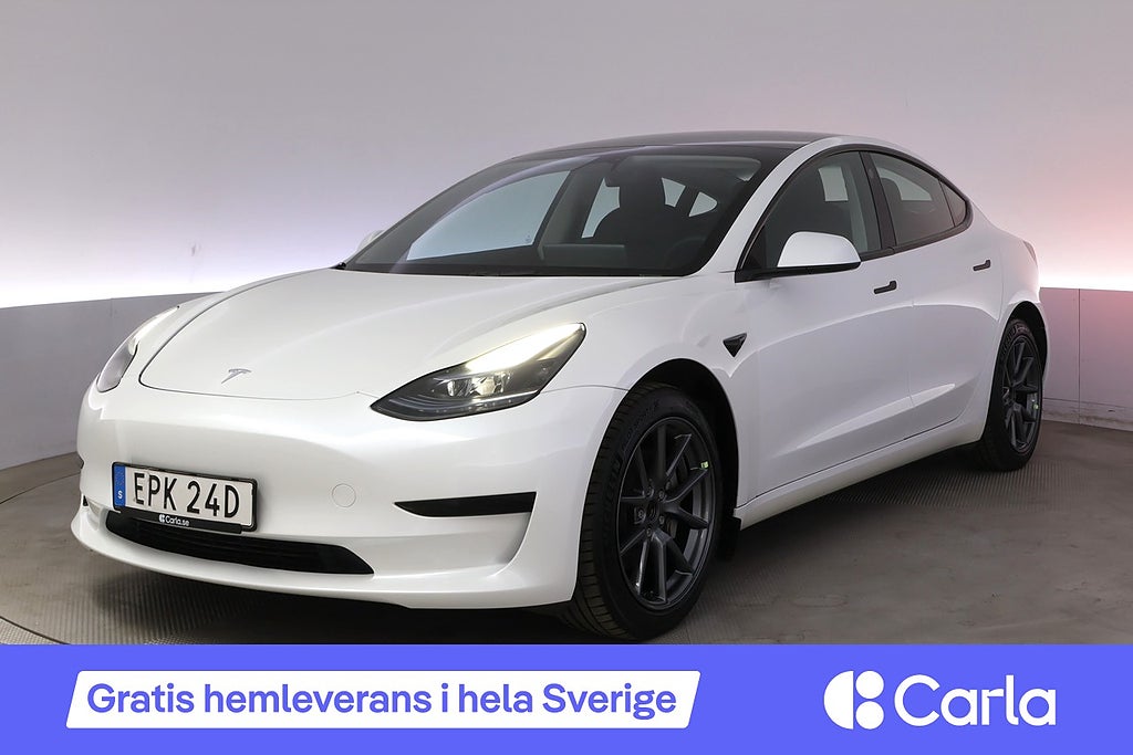 Tesla Model 3 Standard Range Refresh AP Pano Drag V-hjul