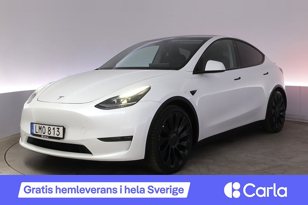 Tesla Model Y Performance Autopilot Panorama Drag