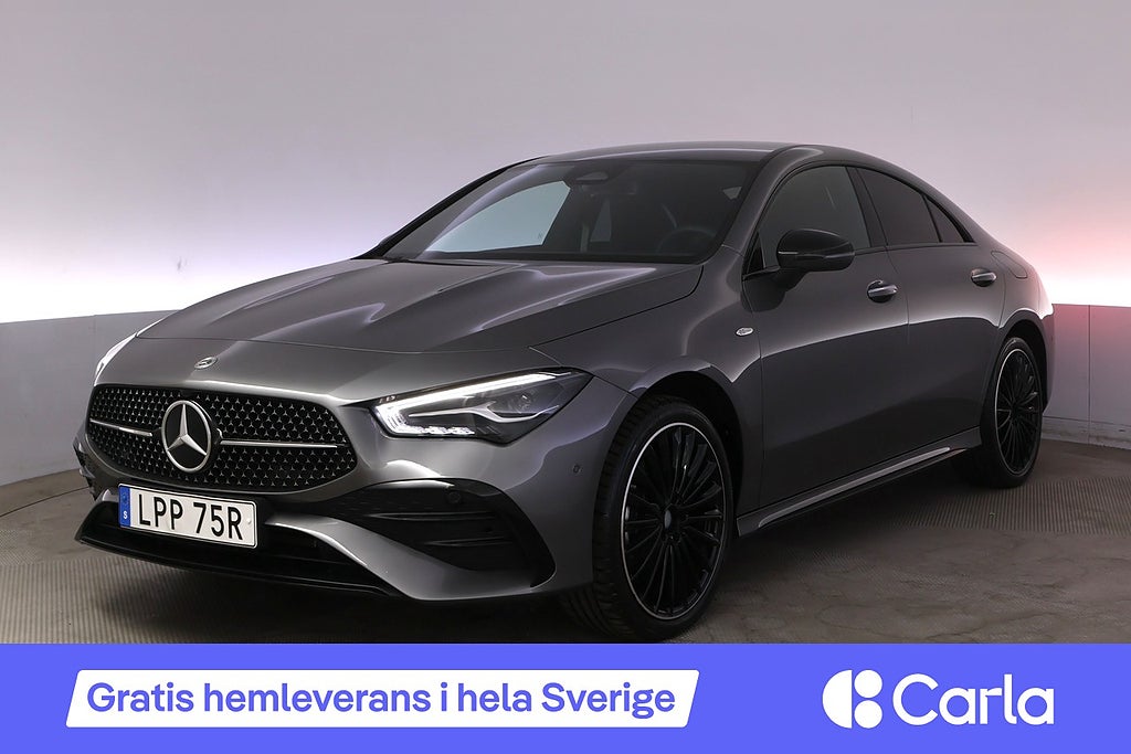 Mercedes-Benz CLA 250 e AMG Night Drag Kamera Nav Värmare