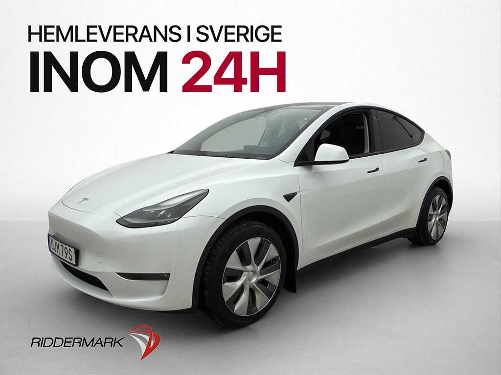 Tesla Model Y Long Range AWD Dragkrok Autopilot Svensksåld