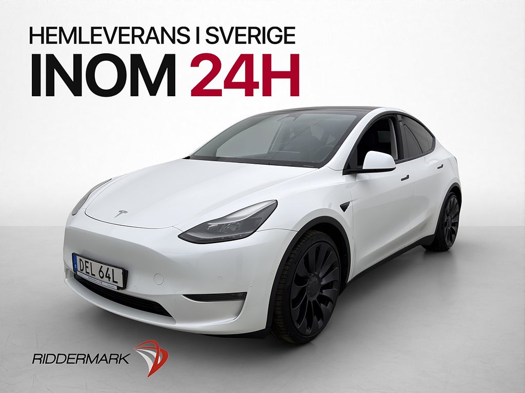 Tesla Model Y Performance Autopilot Svensksåld
