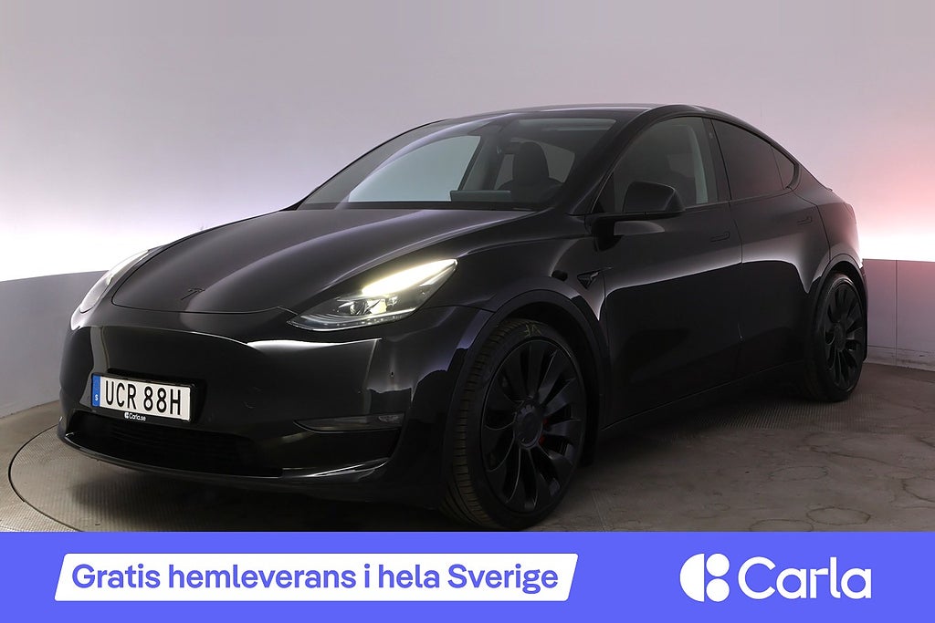 Tesla Model Y Performance Autopilot Panorama Drag