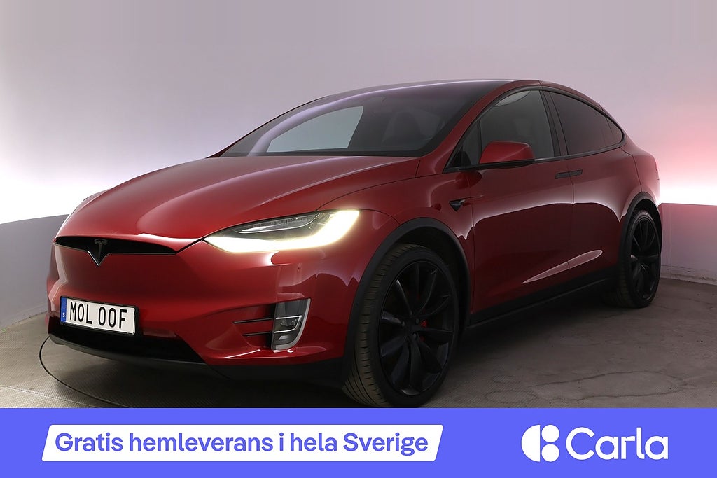 Tesla Model X Performance Autopilot Pano Drag