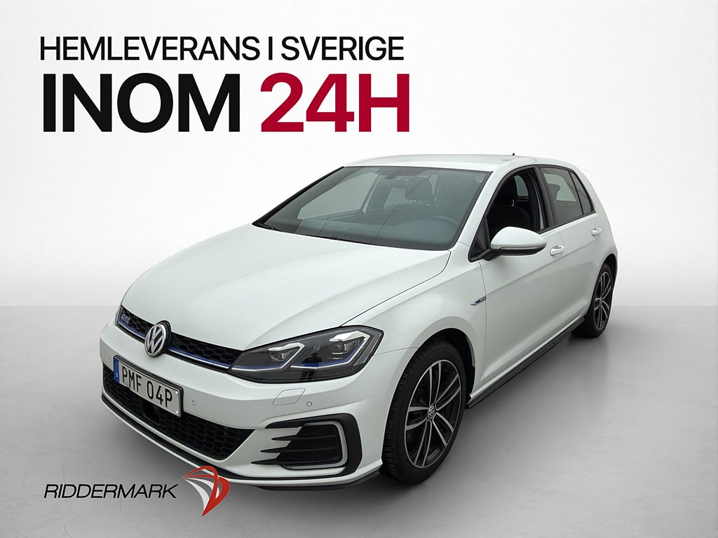 Volkswagen Golf GTE 204hk Digital cockpit Värmare Nyservad