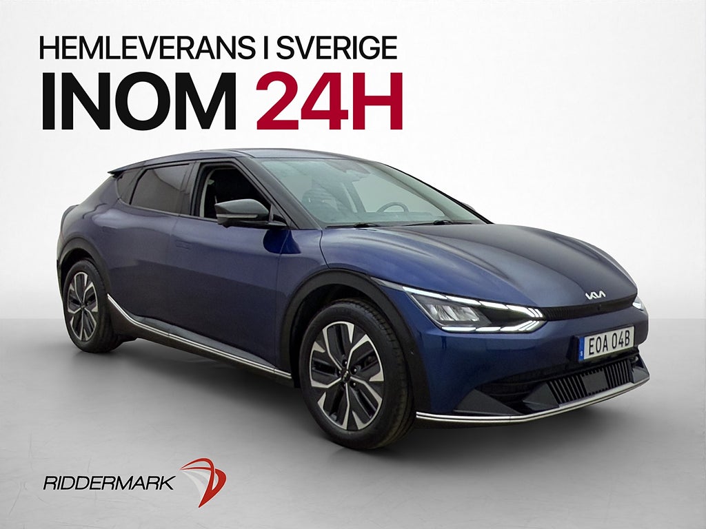 Kia EV6 77.4 kWh AWD 325hk 360° Dragkrok Skinn CarPlay MOMS