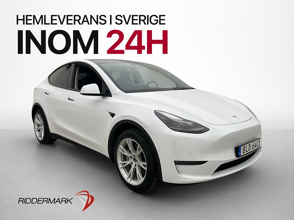 Tesla Model Y Long Range AWD Svensksåld Värmepump MOMS