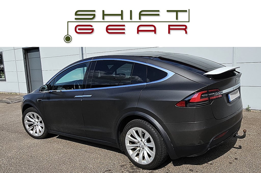 Tesla Model X Long Range 7-sits RAVEN 03/20 CCS 1äg Pearl White/Folie