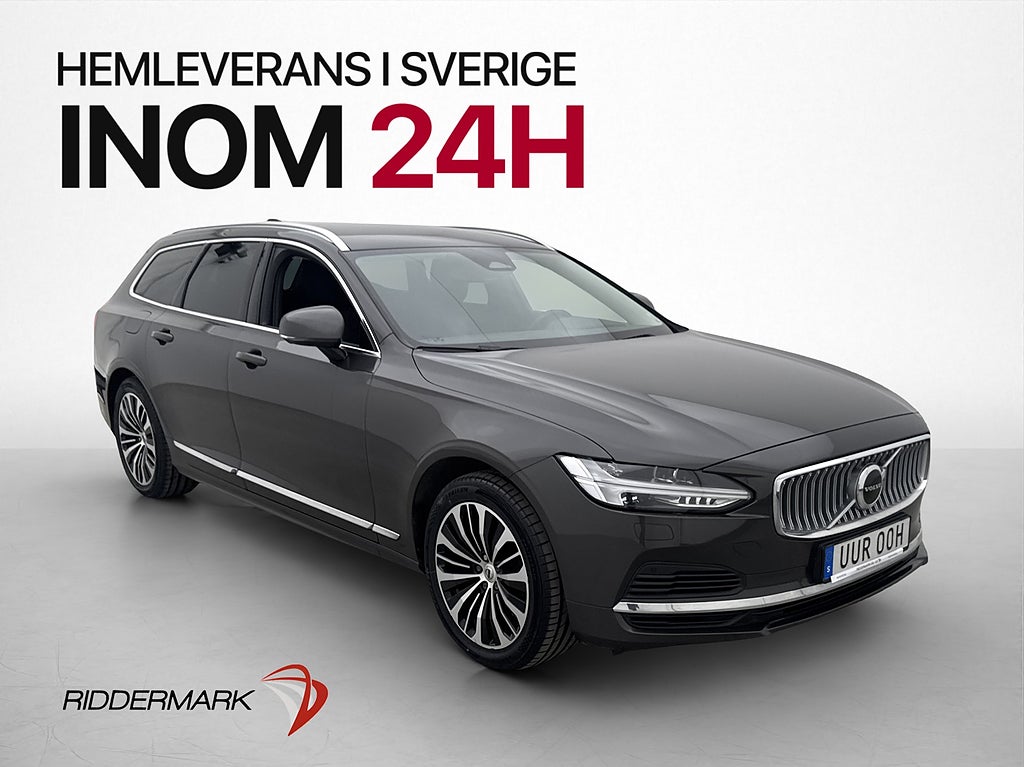 Volvo V90 Recharge T6 AWD Core Värmare Kamera Drag CarPlay