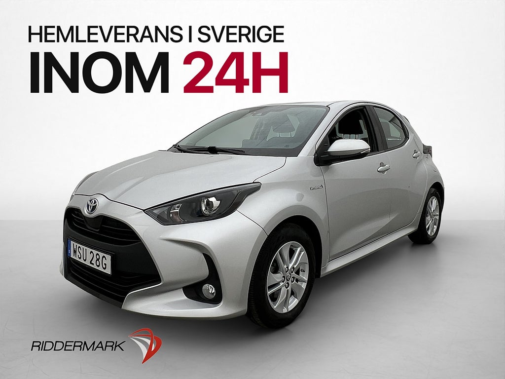 Toyota Yaris Hybrid Active Kamera Rattvärme Adaptiv-fart