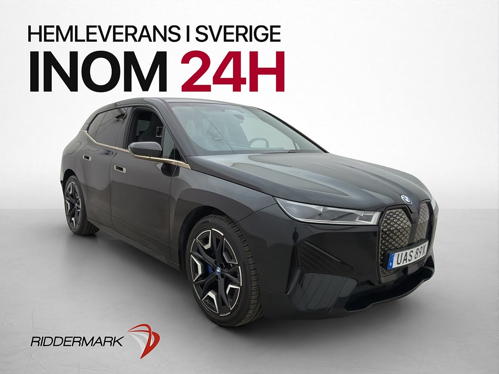 BMW iX xDrive50 Exclusive Innovation Sportpaket Sky H/K Moms