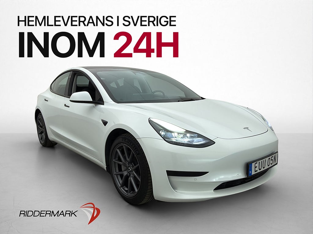 Tesla Model 3 Standard Range Autopilot Svensksåld MOMS