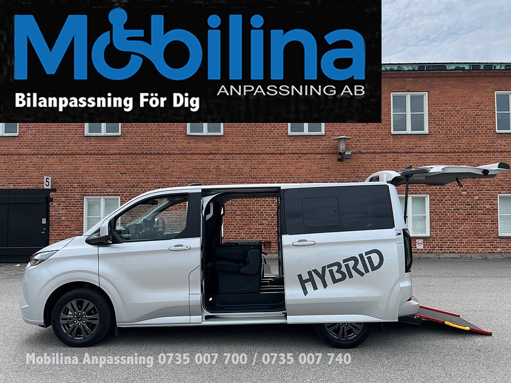 Ford Tourneo Custom Handikappanpassad – Plug-in Hybrid