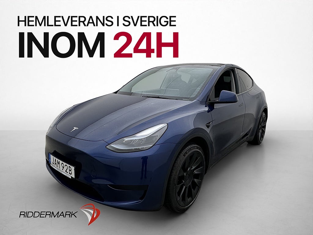 Tesla Model Y Standard Range MOMS Autopilot Pano 360 SV-Såld