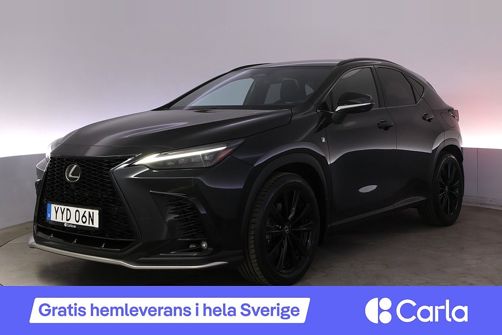 Lexus NX 450h+ E-CVT F Sport Drag Elstol HUD 360 Navi V-däck