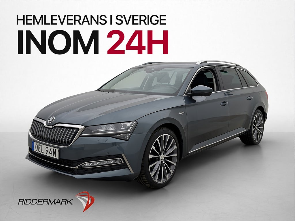 Skoda Superb 218hk L&K Cockpit Canton Värm Läder Drag