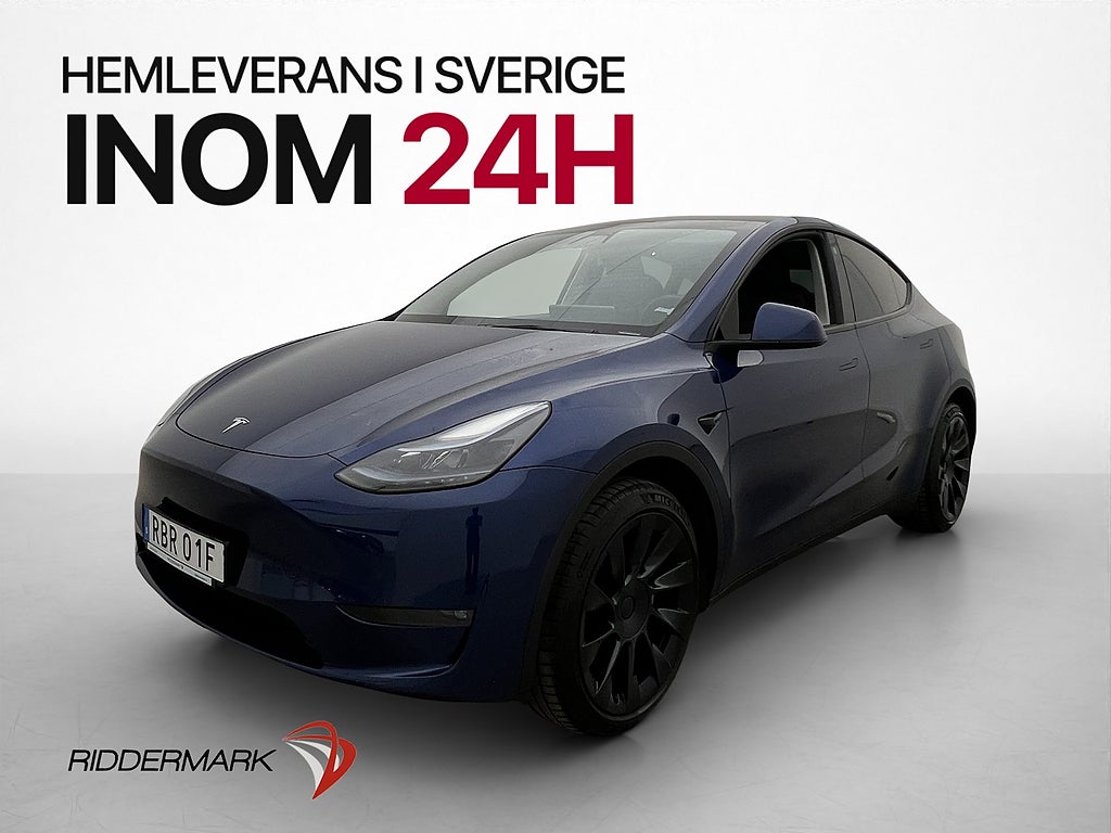 Tesla Model Y Long Range AWD MOMS SV-Såld Dragkrok 1-brukare