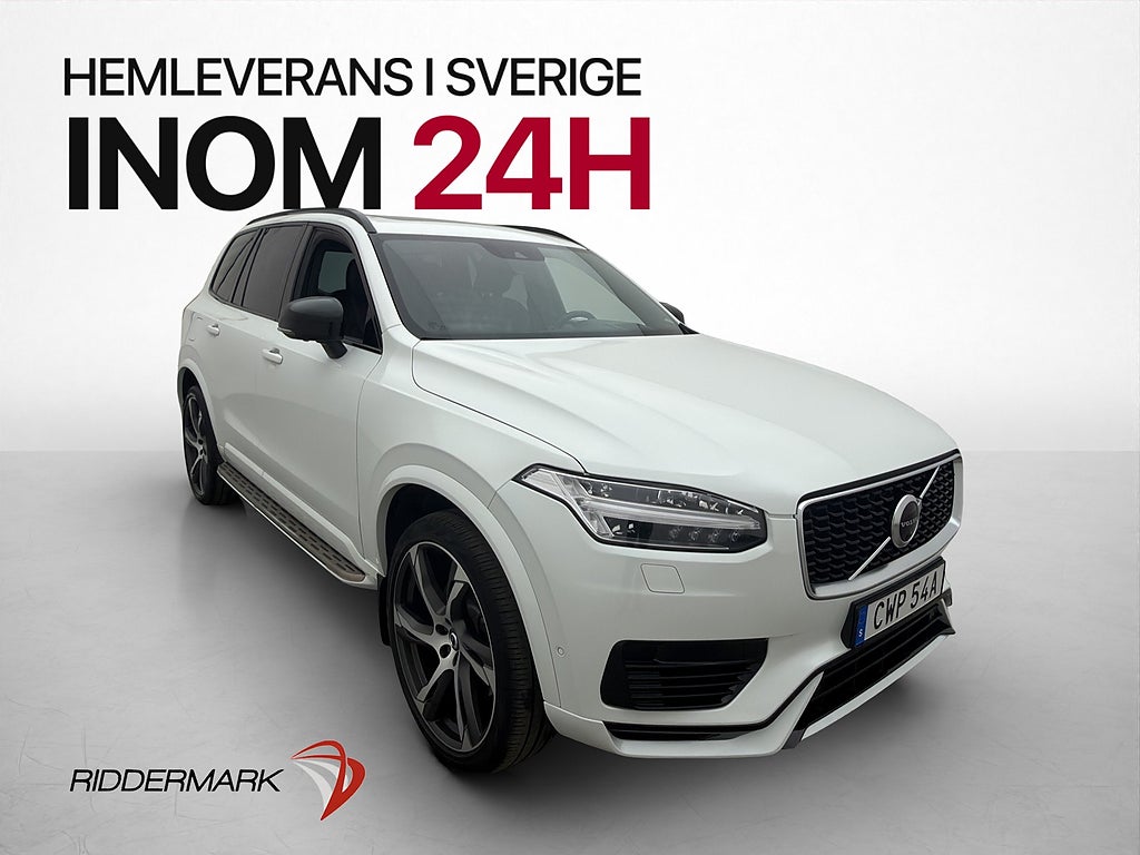 Volvo XC90 T8 AWD R-Design 7-sits B&W Pano 360° Drag