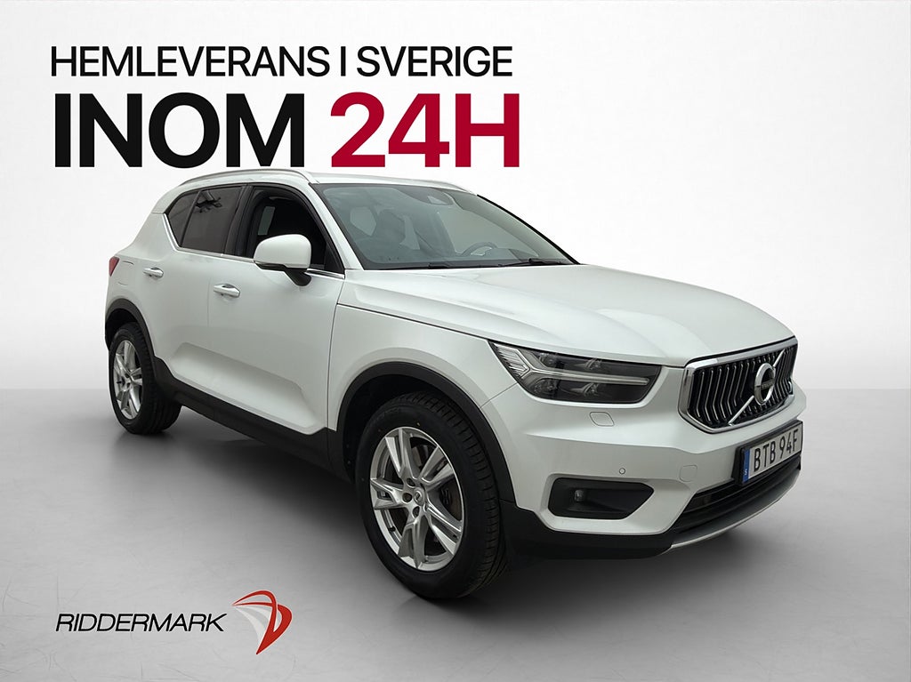 Volvo XC40 T4 211hk Inscription Exp H/K VOC Kamera Drag