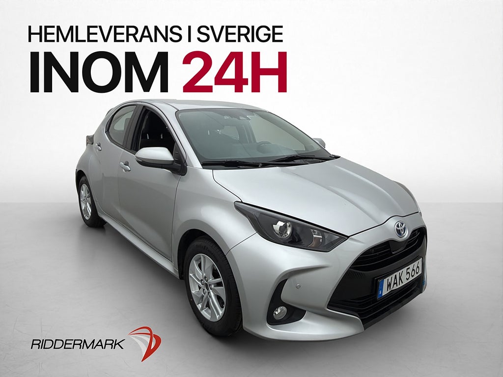 Toyota Yaris Hybrid 116hk Kamera Rattvärme Moms En brukare
