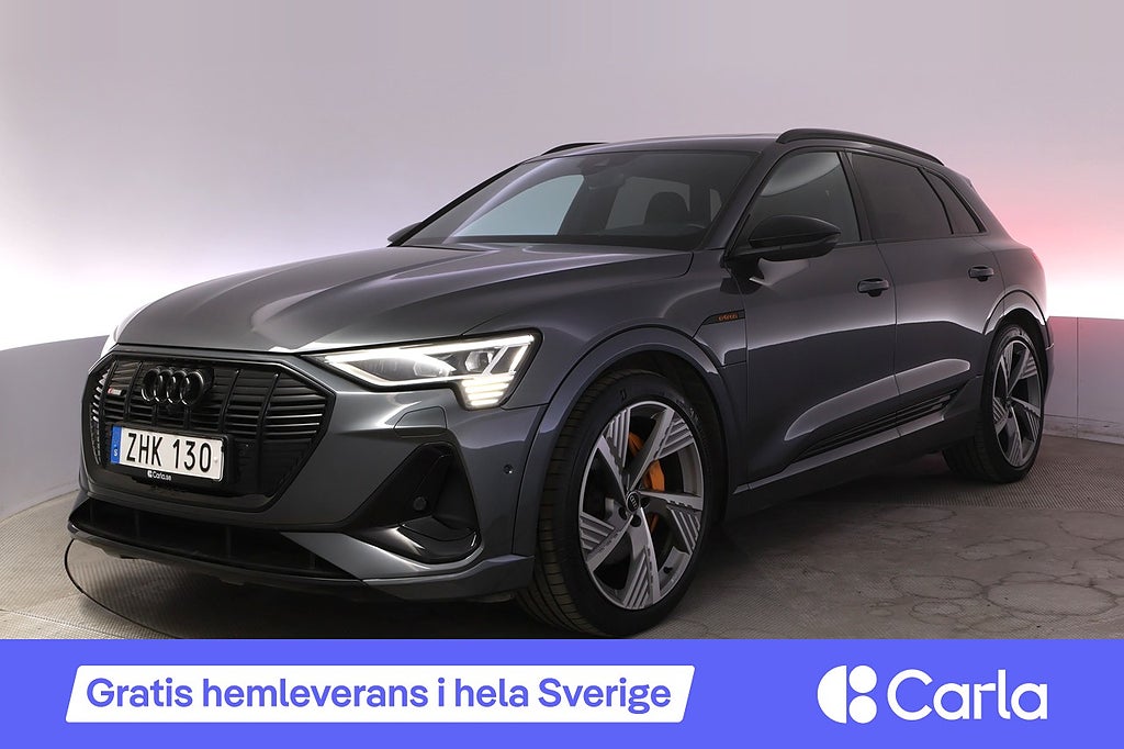 Audi E-Tron 55 quattro S-line Läder Pano 360 B&O Elstol Drag