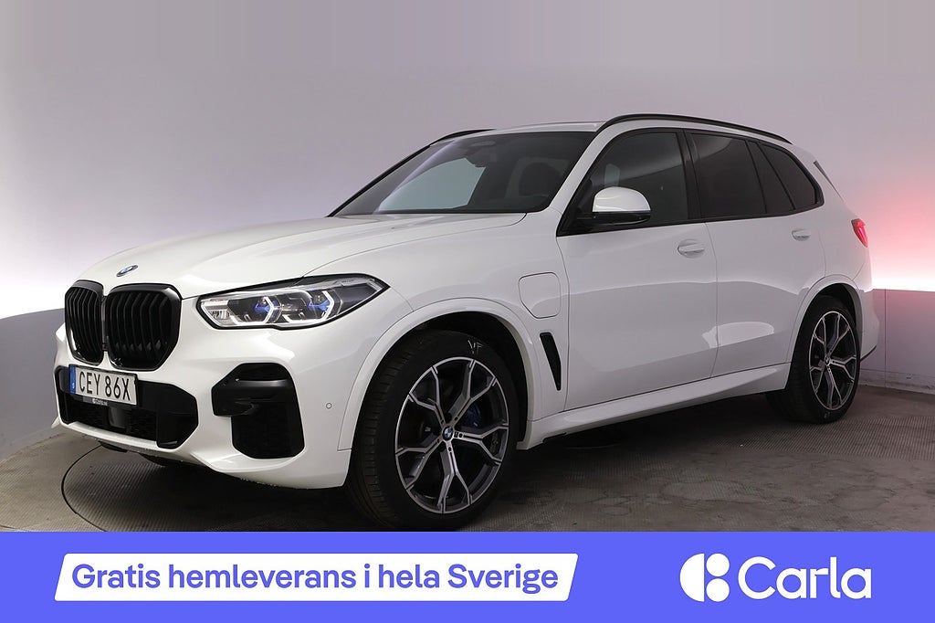 BMW X5 xDrive45e M-sport Komfortstol Pano Laser H/K 360 Drag